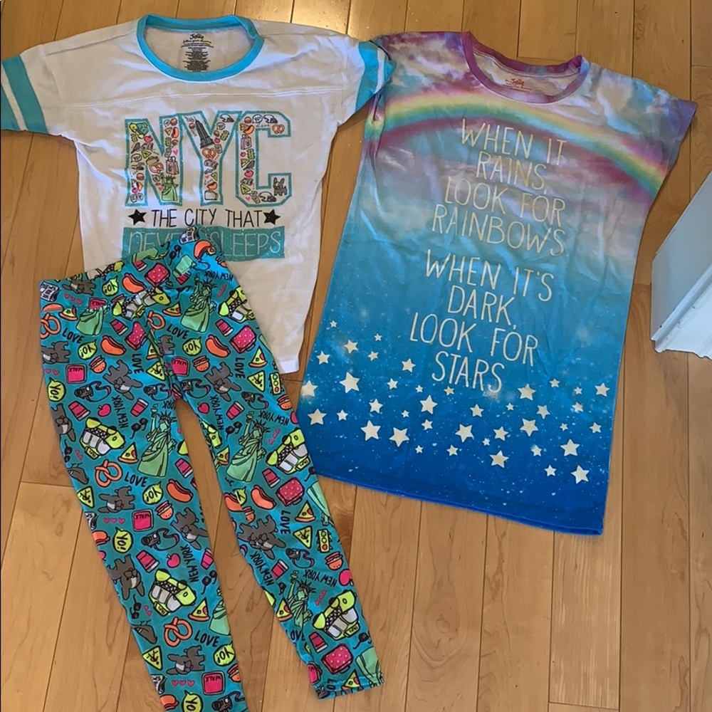 JUSTICE GIRLS PAJAMA SET